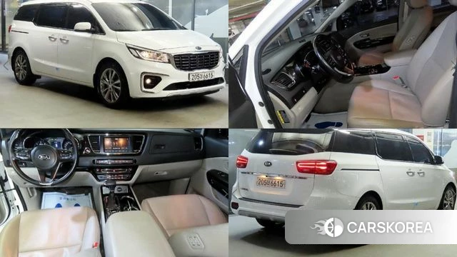 Kia The New Carnival 2019 Белый из Кореи