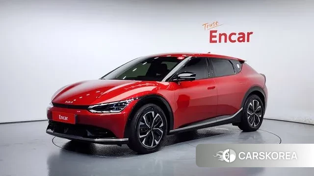 Kia EV6 2023 Красный из Кореи