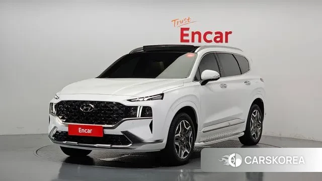 Hyundai The New Santa Fe 2023 Белый из Кореи