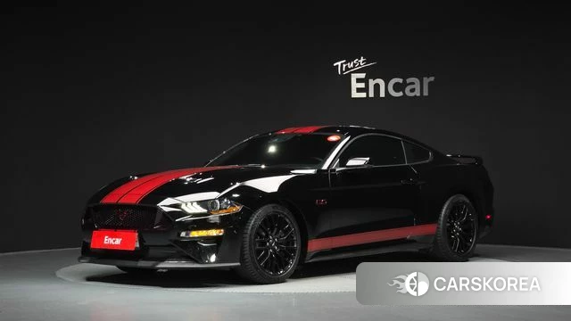 Ford Mustang 2019 Черный из Кореи
