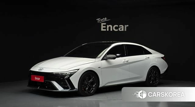Hyundai The New Avante (CN7) 2024 Белый из Кореи