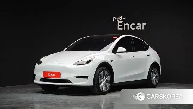 Tesla Model Y 2023 Белый из Кореи