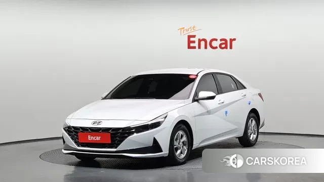 Hyundai Avante (CN7) 2021 Белый из Кореи