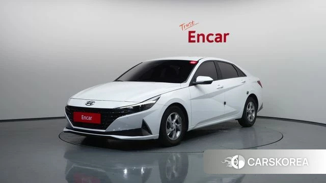 Hyundai Avante (CN7) 2020 Белый из Кореи