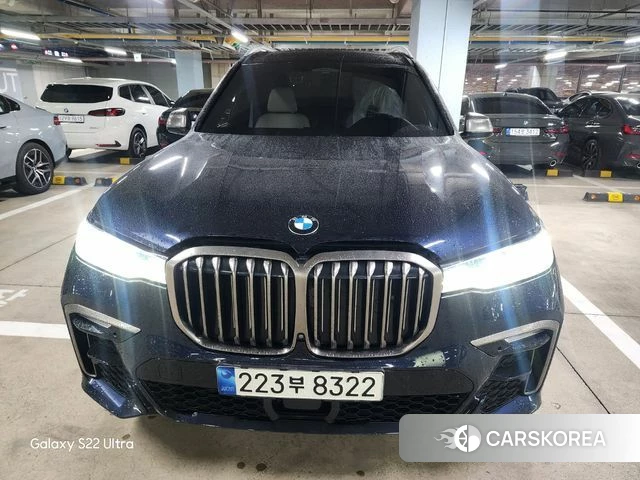 BMW X7 (G07) 2021 Черный из Кореи