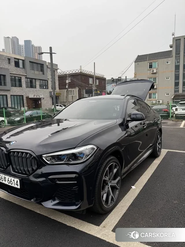 BMW X6 (G06) 2022 Черный из Кореи