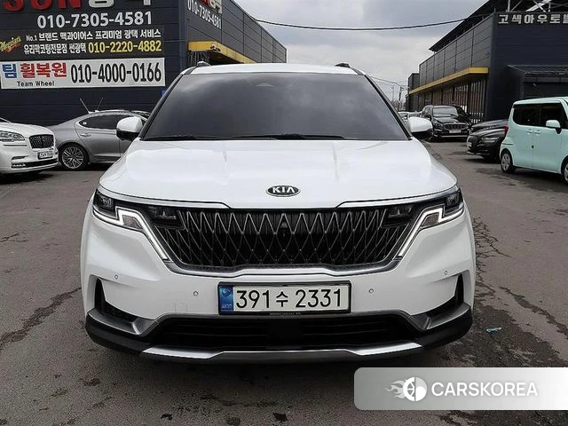 Kia Carnival 4th generation 2021 Белый из Кореи