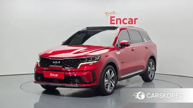 Kia Sorento 4th Generation 2022 Красный из Кореи
