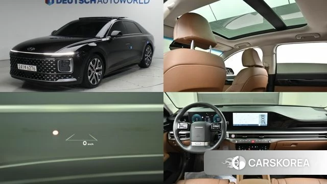 Hyundai Grandeur Hybrid (GN7) 2023 Черный из Кореи