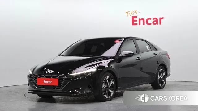 Hyundai Avante (CN7) 2022 Черный из Кореи