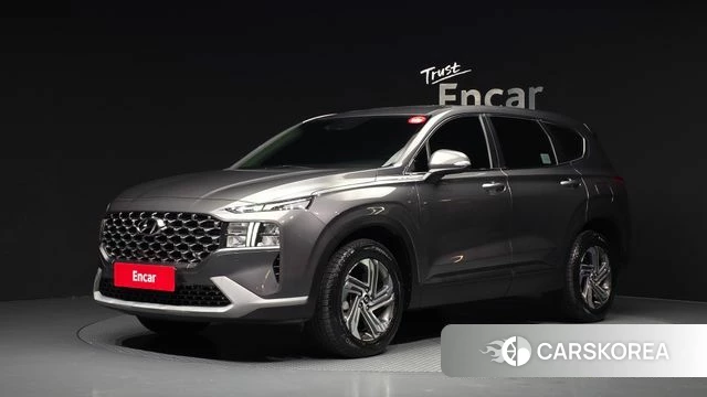 Hyundai The New Santa Fe 2022 Серый из Кореи