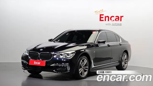 BMW 7 Series (G11) 2019 Черный из Кореи