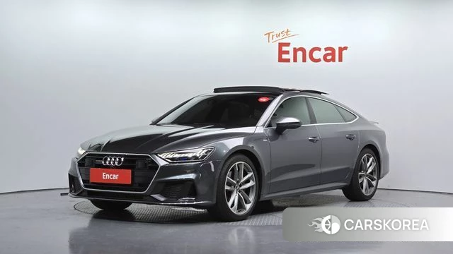Audi A7 (4K) 2021 Серый из Кореи