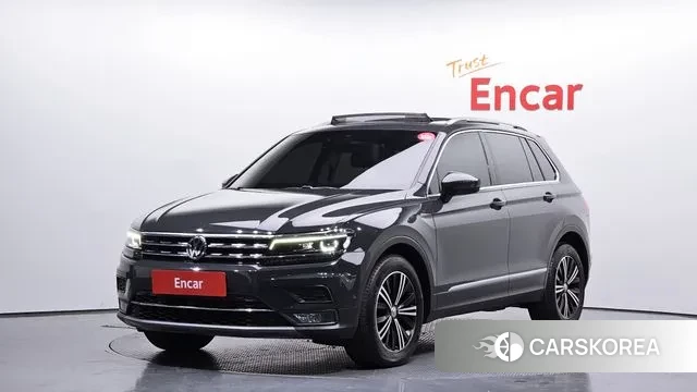 Volkswagen Tiguan second Generation 2020 Серый из Кореи