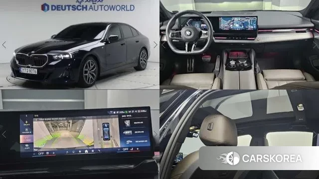 BMW 5 Series (G60) 2024 Черный из Кореи