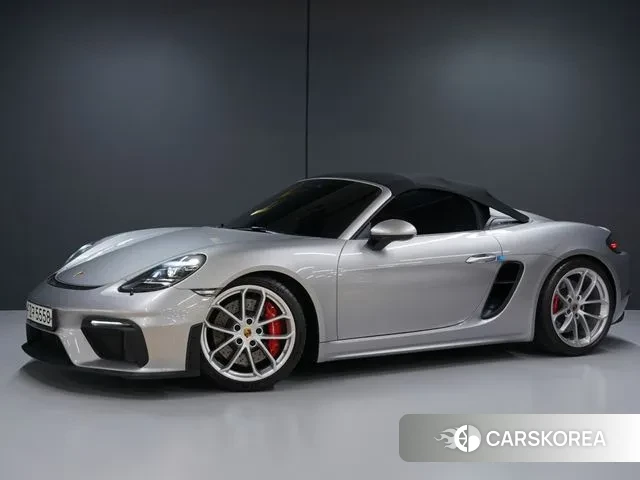 Porsche 718 Boxster 2020 Серебряный из Кореи