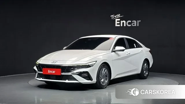 Hyundai The New Avante (CN7) 2023 Белый из Кореи