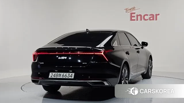 Kia K8 Hybrid 2023 Черный из Кореи