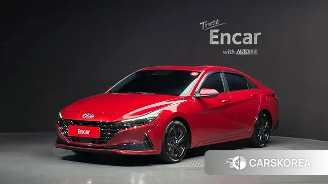 Hyundai Avante (CN7) 2020 Красный из Кореи