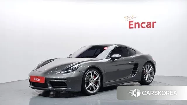 Porsche 718 Cayman 2018 Серый из Кореи