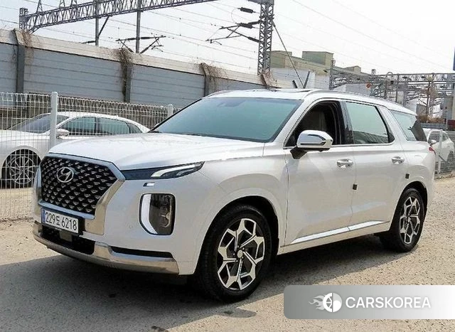 Hyundai Palisade 2021 Белый из Кореи