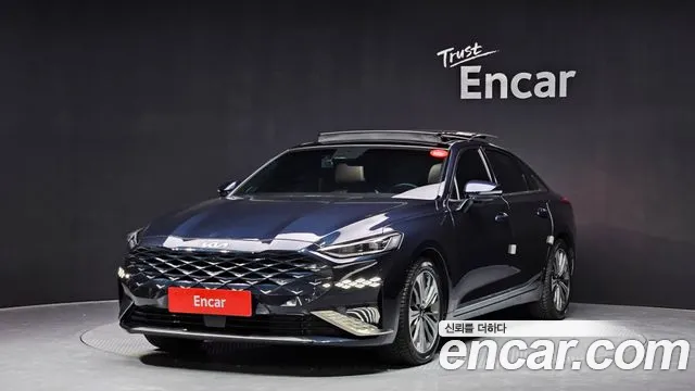 Kia K8 Hybrid 2022 Синий из Кореи