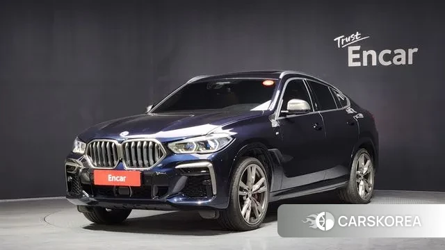 BMW X6 (G06) 2022 Синий из Кореи