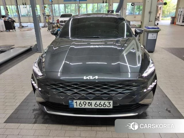 Kia K8 Hybrid 2022 Серый из Кореи