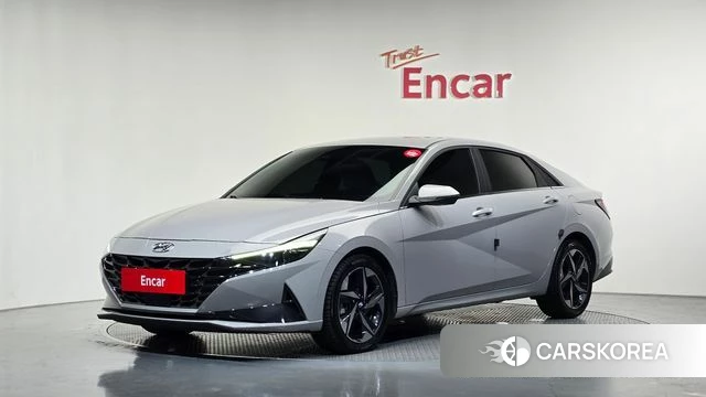 Hyundai Avante Hybrid (CN7) 2020 Серебристо-серый из Кореи