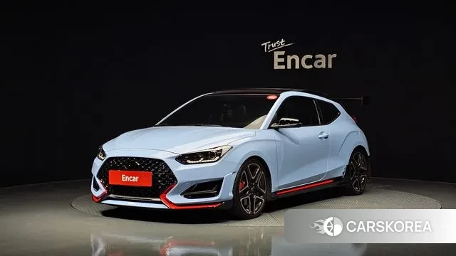 Hyundai Veloster (JS) 2018 Небесно-голубой из Кореи