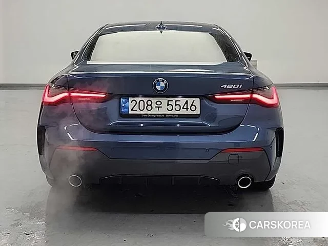 BMW 4 Series (G22) 2021 Синий из Кореи