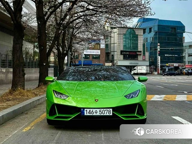 Lamborghini Huracan 2023 Зеленый из Кореи
