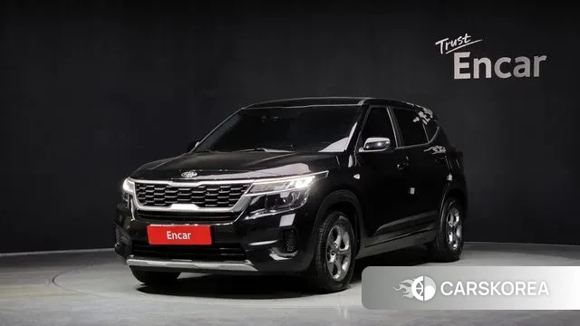 Kia Seltos 2020 Черный из Кореи