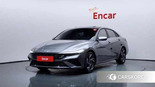 Hyundai The New Avante (CN7) 2025 Серебристо-серый из Кореи