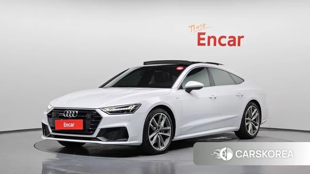 Audi A7 (4K) 2021 Белый из Кореи