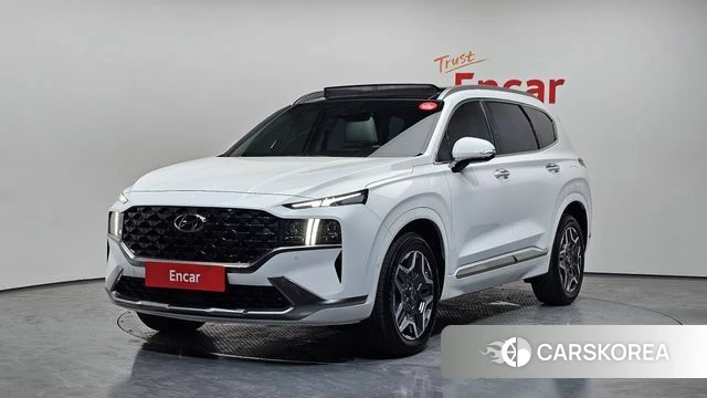 Hyundai The New Santa Fe 2023 Белый из Кореи