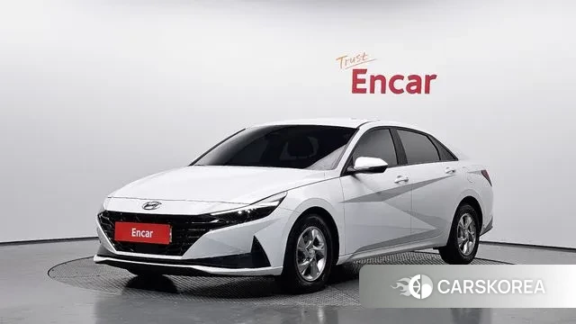 Hyundai Avante (CN7) 2022 Белый из Кореи