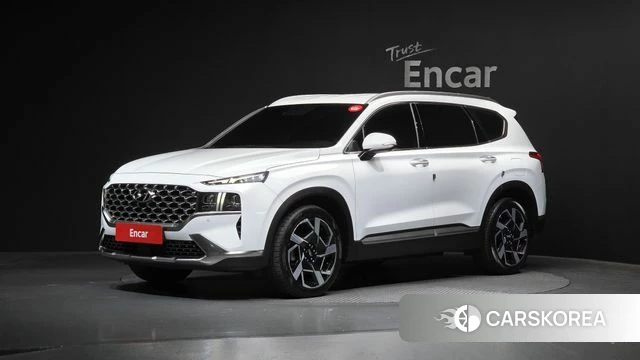 Hyundai The New Santa Fe 2023 Белый из Кореи