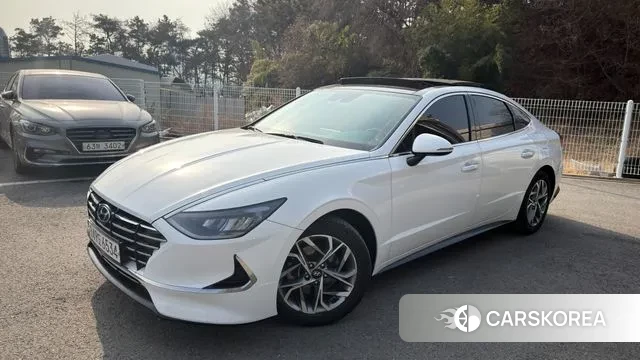 Hyundai Sonata (DN8) 2019 Белый из Кореи