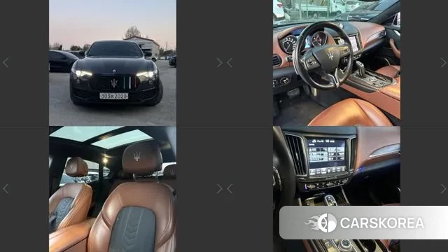 Maserati Levante 2019 Черный из Кореи