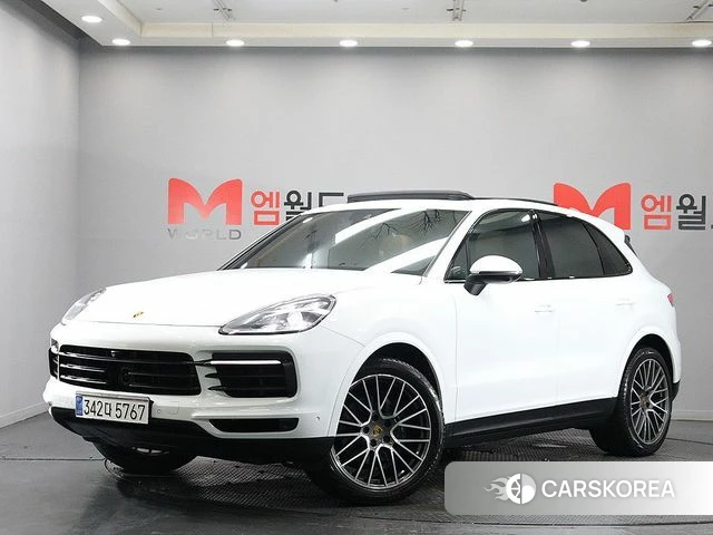 Porsche Cayenne (PO536) 2021 Белый из Кореи