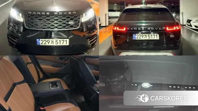 Land Rover Range Rover Velar 2018 Черный из Кореи
