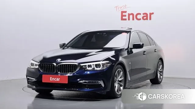 BMW 5 Series (G30) 2018 Синий из Кореи