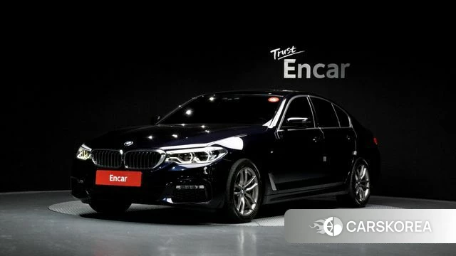 BMW 5 Series (G30) 2018 Черный из Кореи