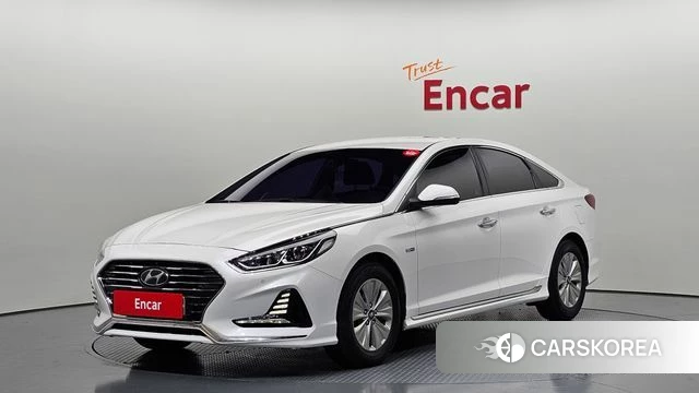 Hyundai Sonata New Rise Hybrid 2018 Белый из Кореи