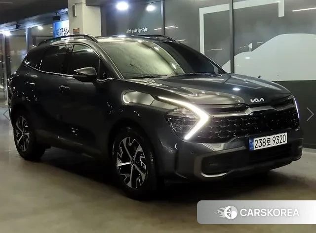 Kia Sportage 5th Generation Hybrid 2024 Серый из Кореи