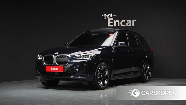 BMW iX3 2022 Черный из Кореи