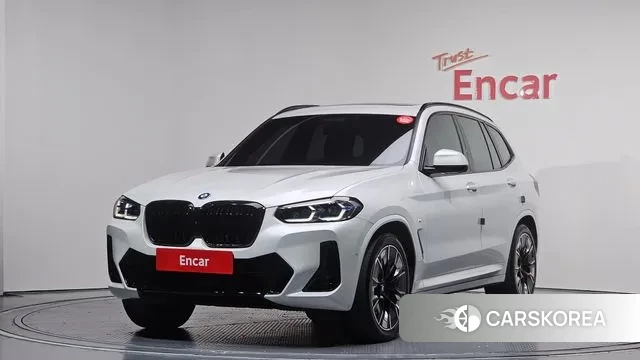 BMW iX3 2023 Белый из Кореи