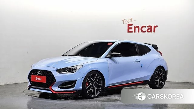 Hyundai Veloster (JS) 2019 Небесно-голубой из Кореи