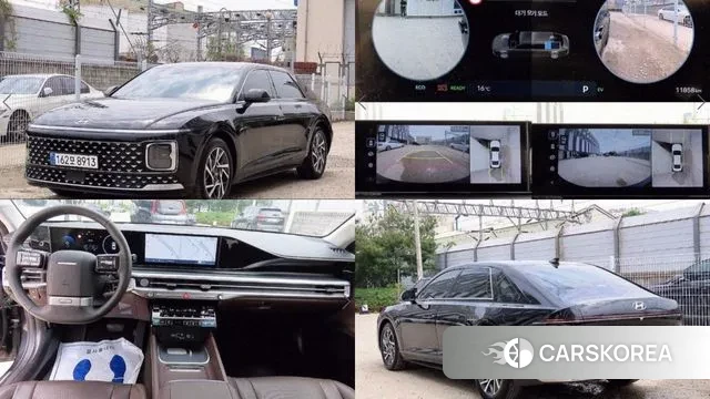 Hyundai Grandeur Hybrid (GN7) 2024 Черный из Кореи